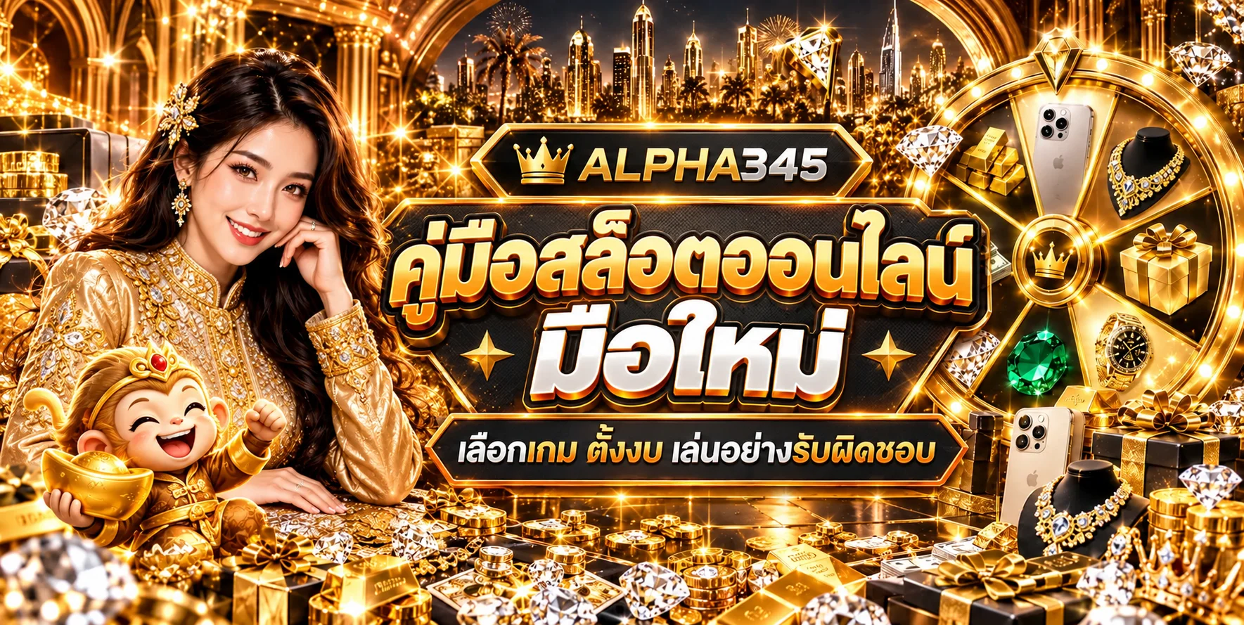 ALPHA345 คู่มือสล็อตออนไลน์ มือใหม่ | ตั้งงบให้เป็น